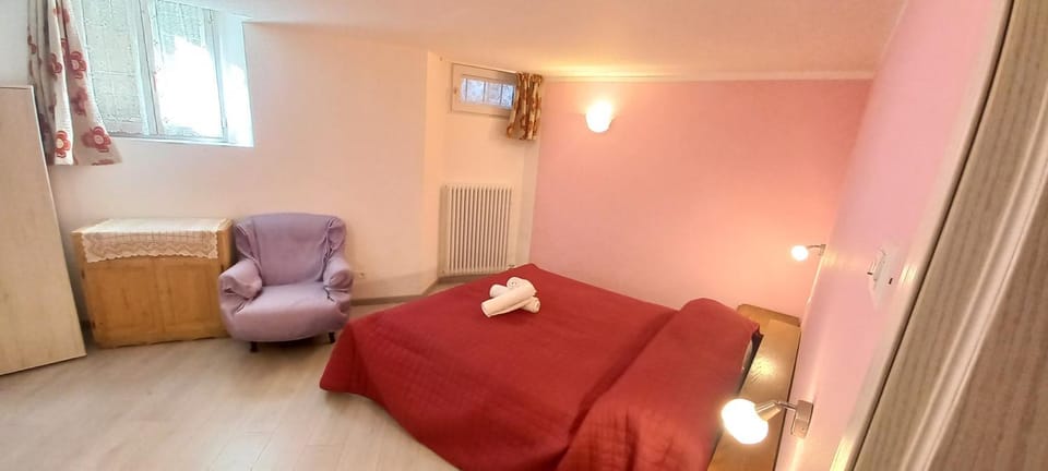 Casa Floriani Fiavè-Comano Terme pink House in Trentino-South Tyrol