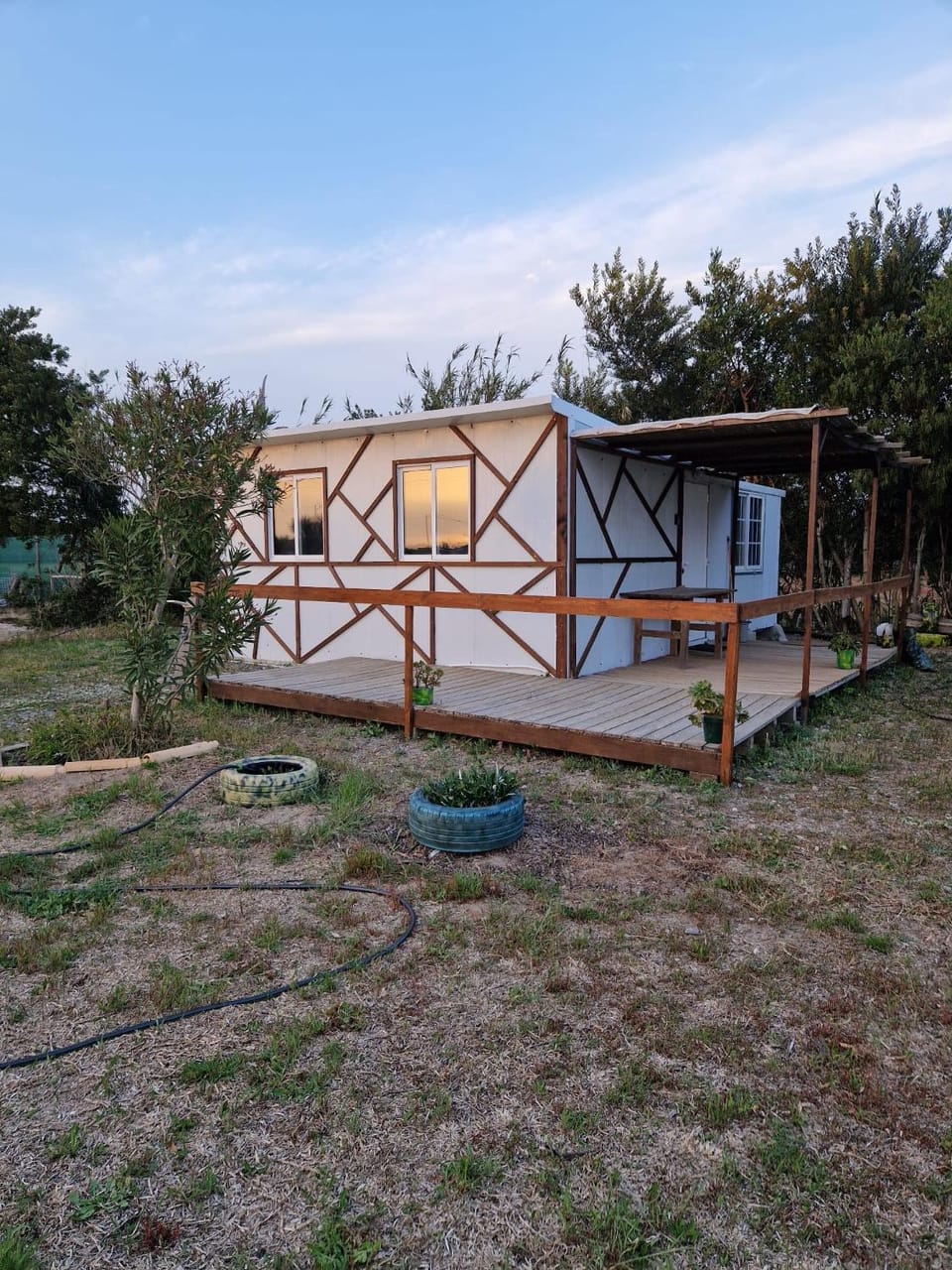 Property building, Garden view
