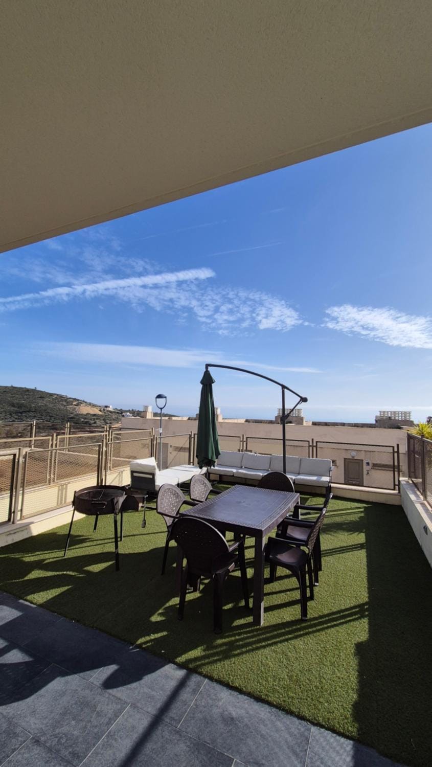 Natural landscape, BBQ facilities, View (from property/room), Balcony/Terrace, Mountain view, Sea view