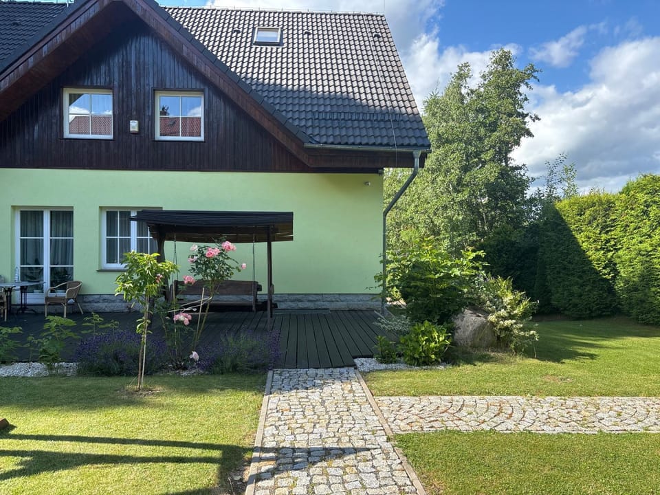 Property building, Garden view