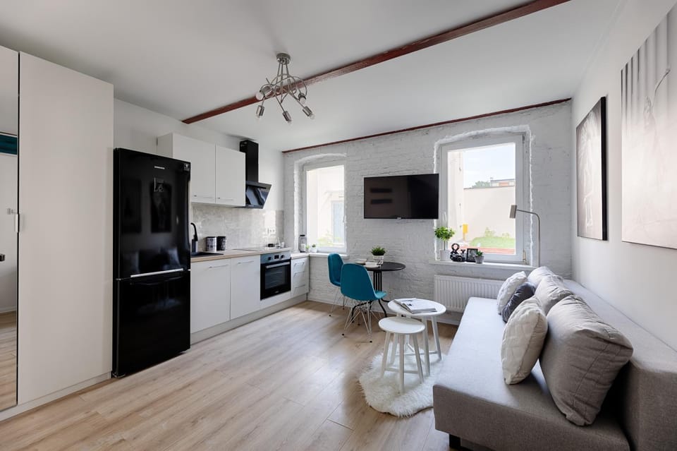 Kitchen or kitchenette, Living room, Dining area