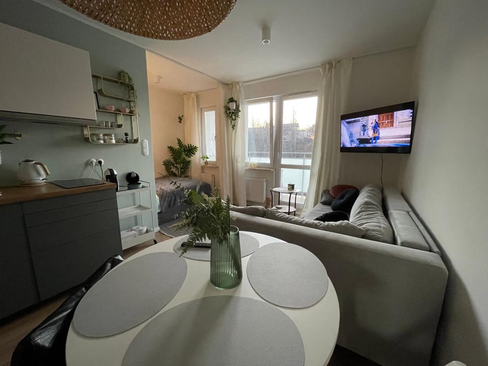 cosy condo 5 min do plaży z balkonem Gdynia Apartment in Pomeranian Voivodeship