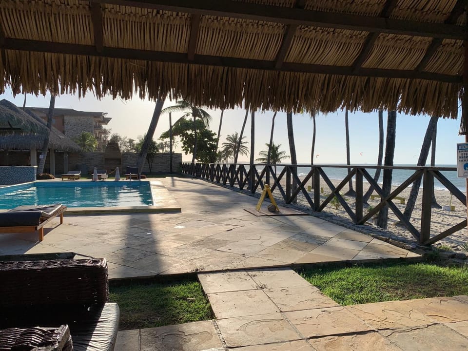 View (from property/room), Balcony/Terrace, Pool view, Sea view, Swimming pool