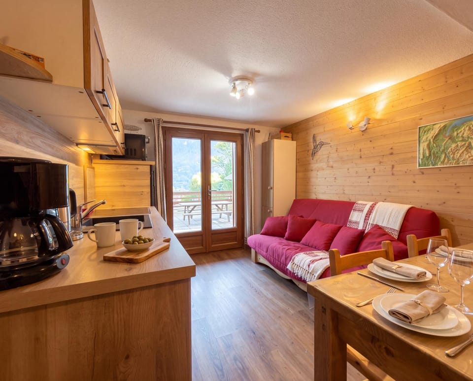 Appartement l'Edel - Vue Massif Mont-Blanc Apartment in Saint-Gervais-Bains