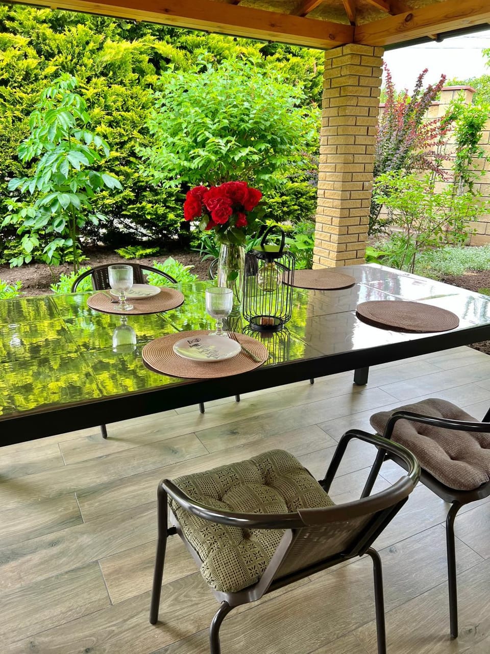 Patio, Garden, Dining area