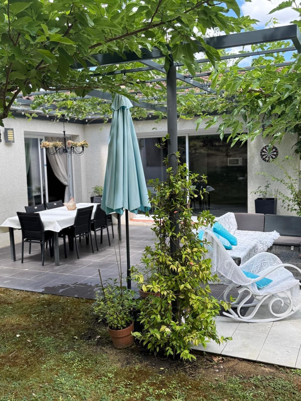 Patio, Garden, Garden view