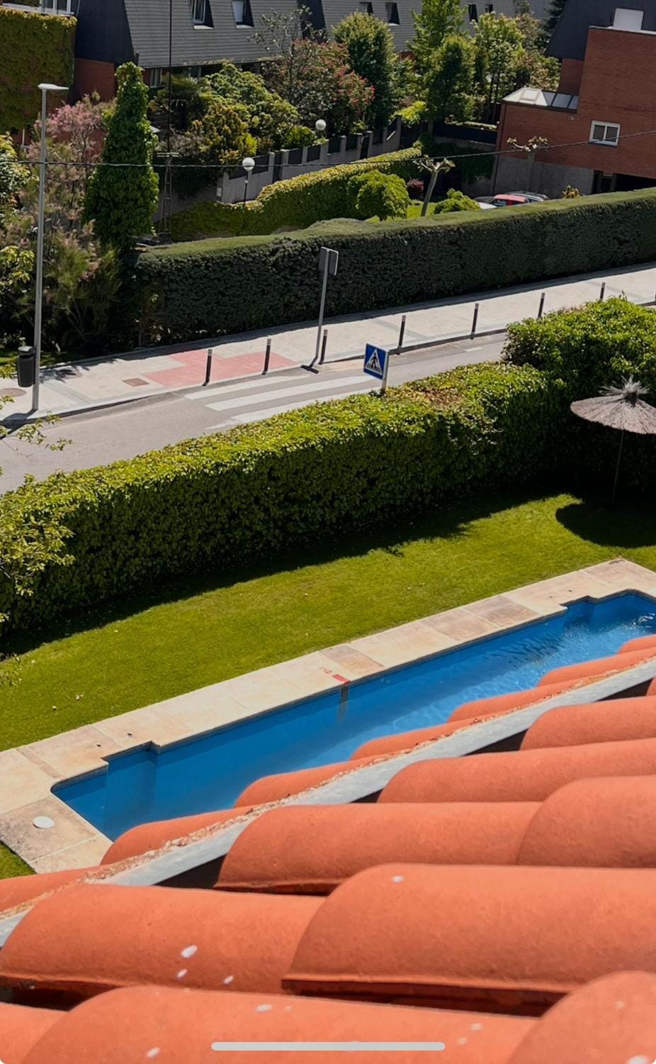 Pool view, Street view, Swimming pool