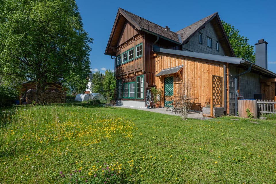 Property building, Spring, Garden view
