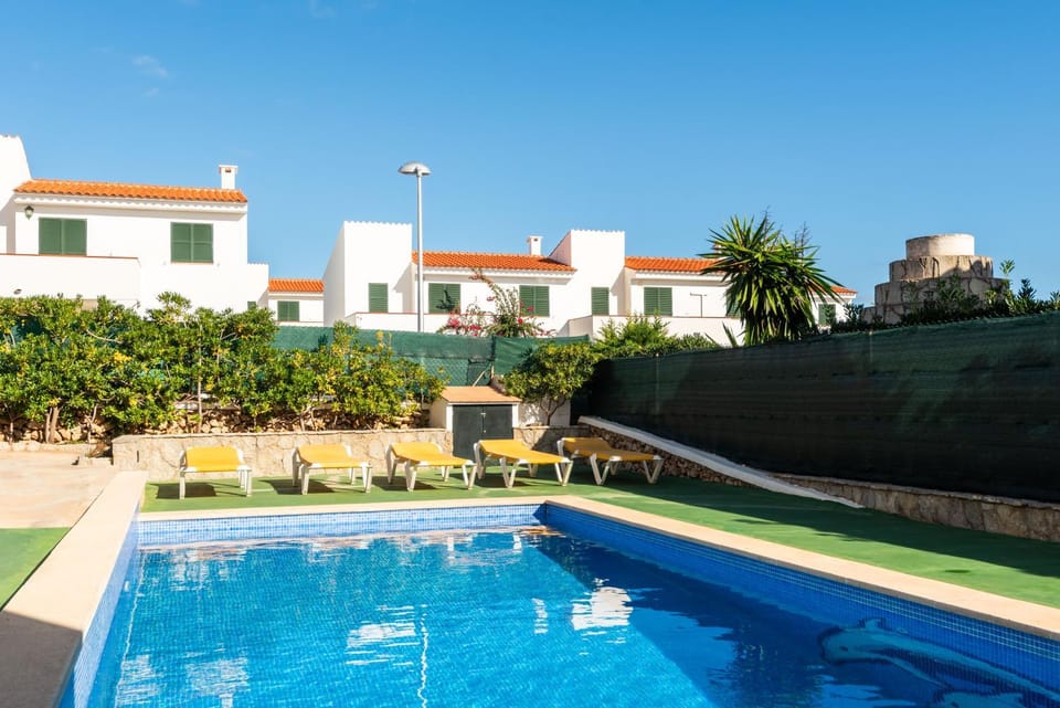 Pool view, sunbed
