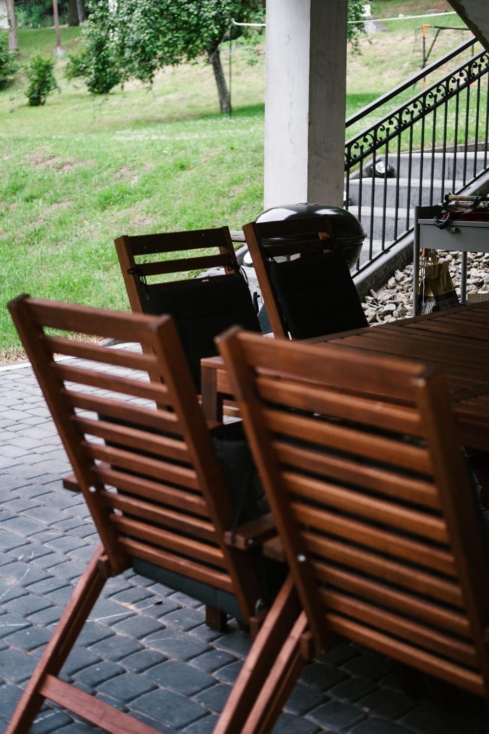Property building, BBQ facilities, Garden