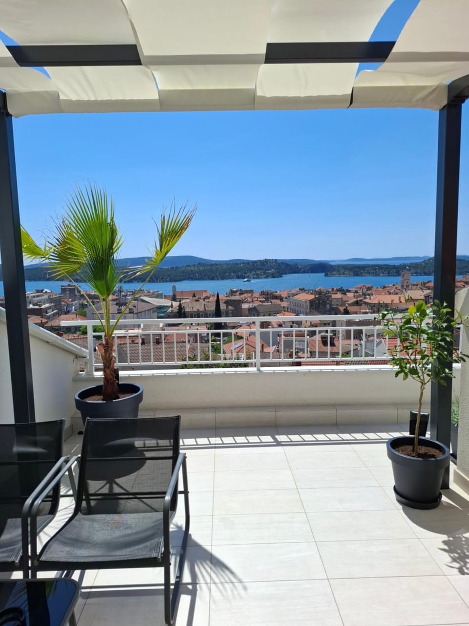 Day, Summer, View (from property/room), Balcony/Terrace, Seating area, Dining area, Sea view, Sea view, Breakfast, Sunrise, Sunset