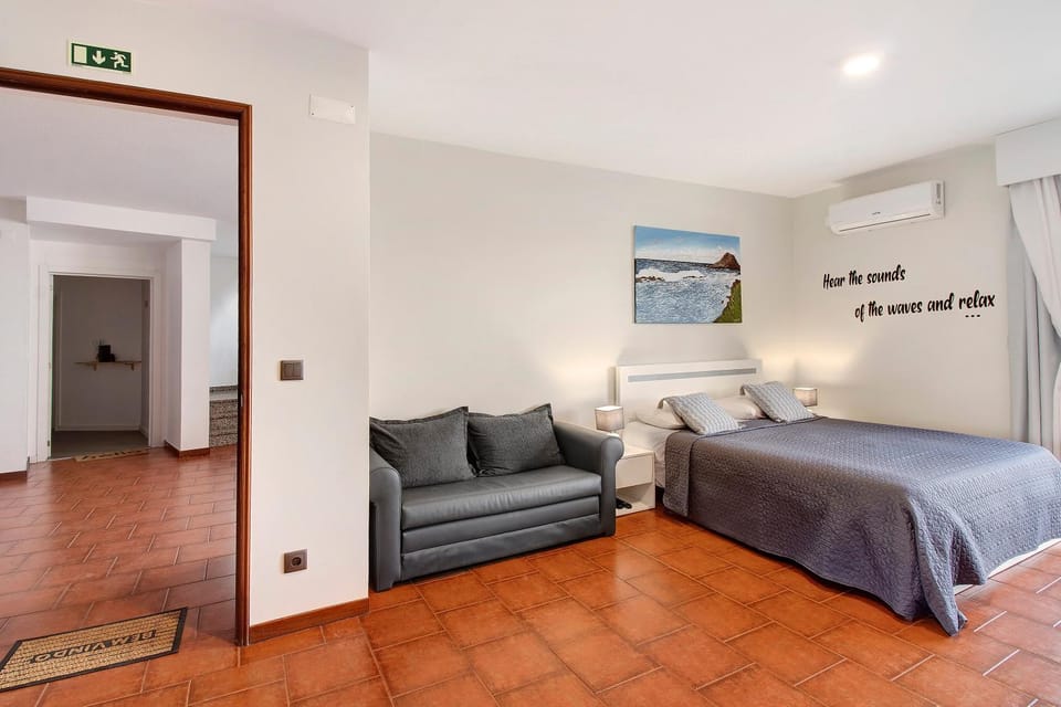 Property building, Living room, Bedroom