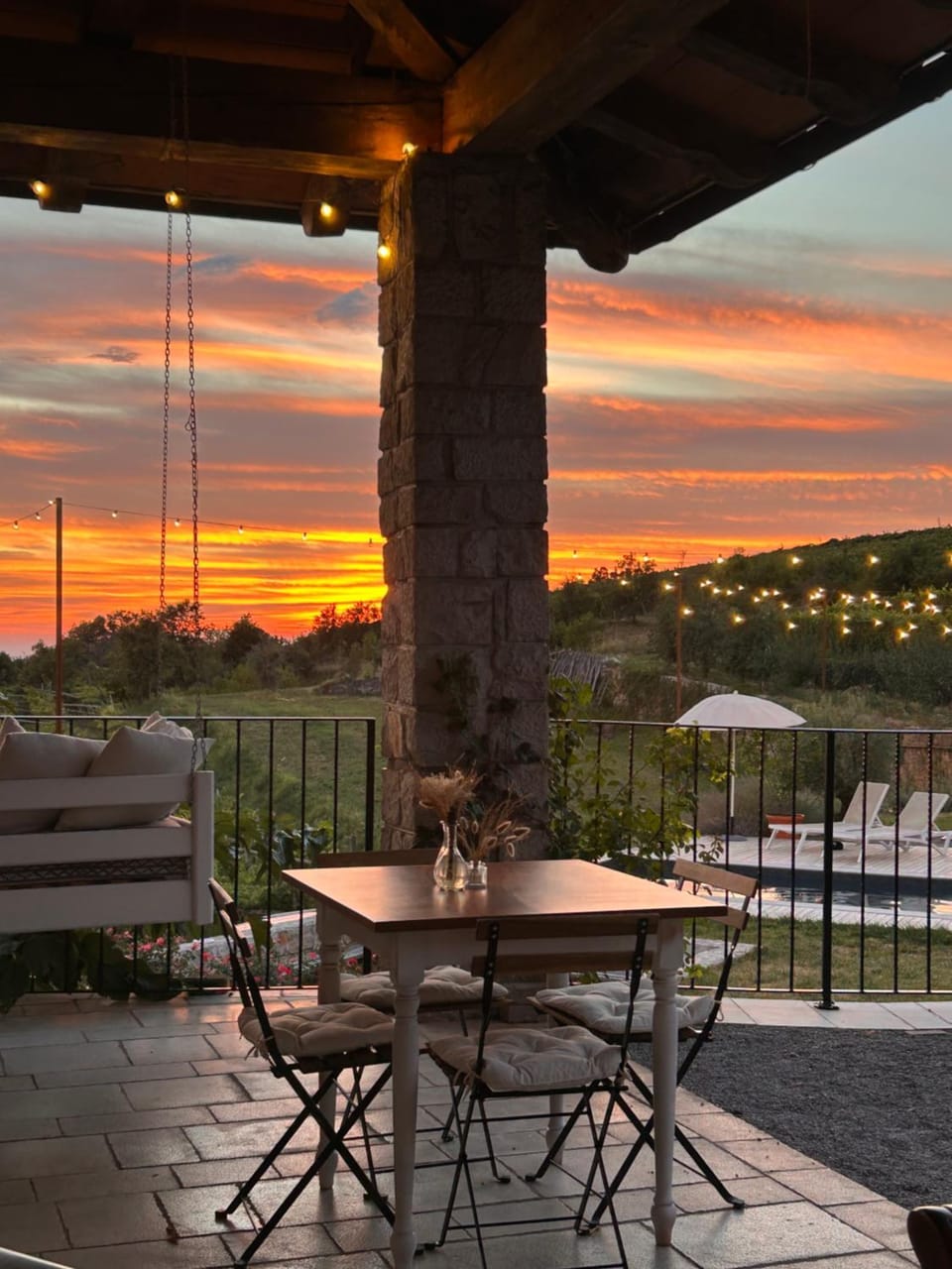 Patio, Sunset
