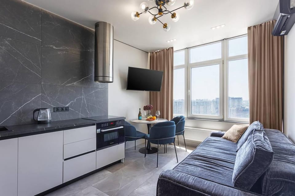 Sea view 2 room apartment in Gagarin Plaza Arcadia Apartment in Odessa