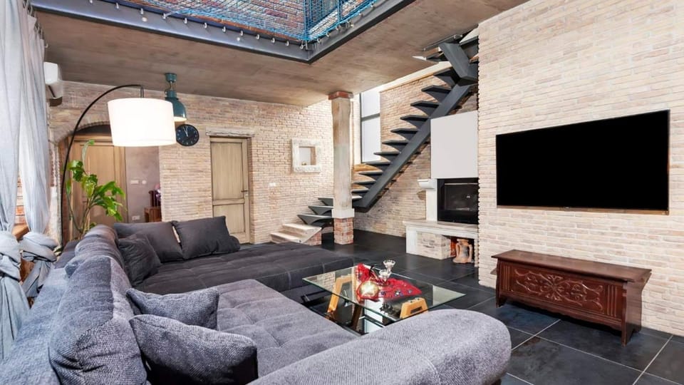 Living room, Seating area, air conditioner