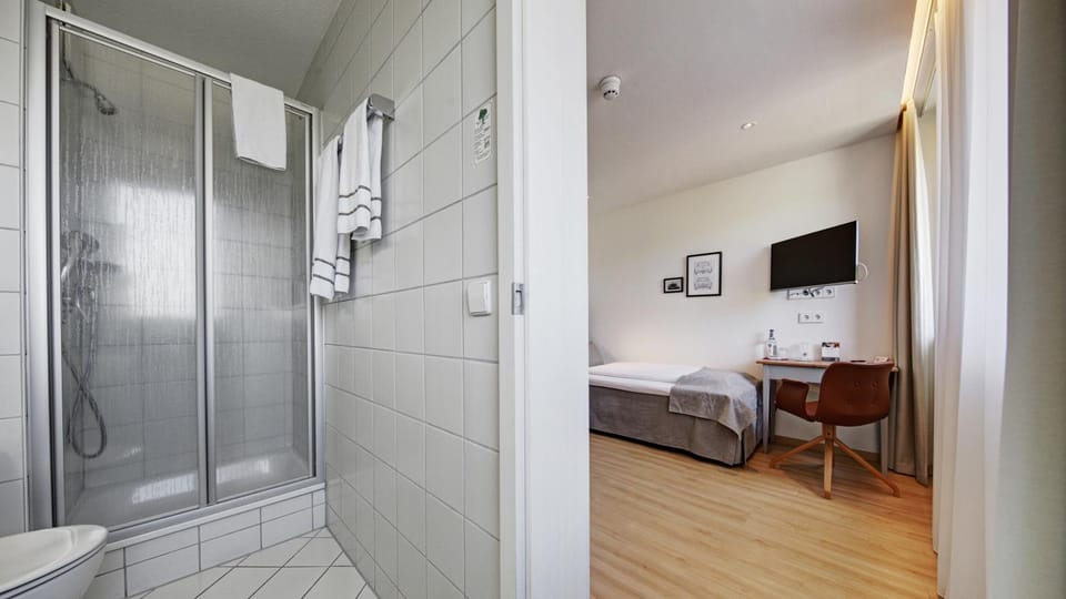 Shower, Toilet, Bathroom, Photo of the whole room, Bedroom