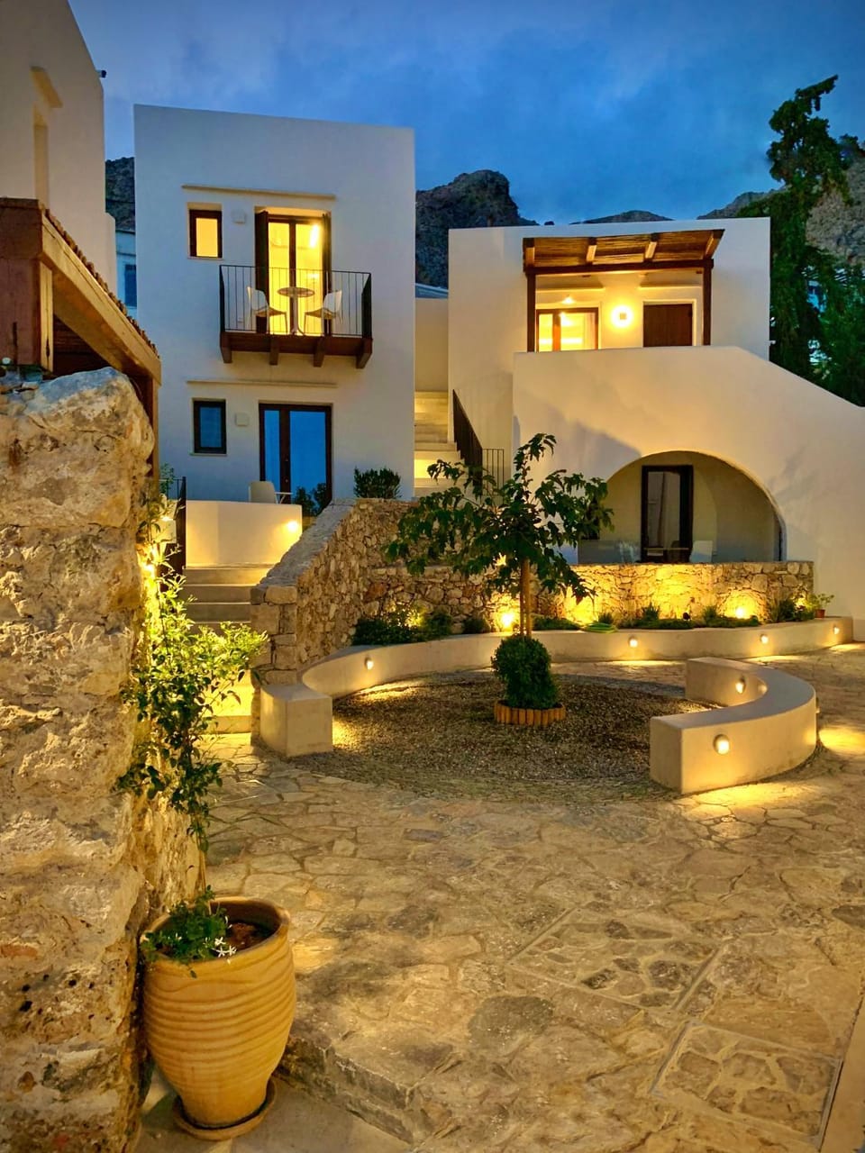 Property building, Patio