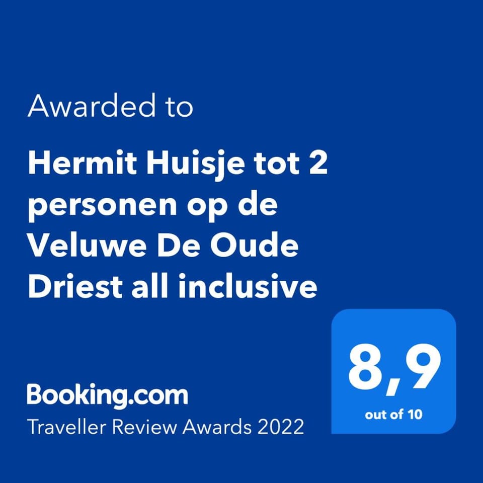 Ruim en gezellig chalet voor 2 personen op de Veluwe Recreatiepark De Oude Driest Chalet in Putten