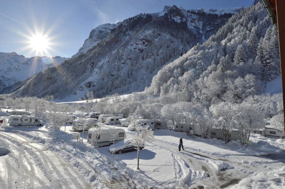 Natural landscape, Winter, Mountain view