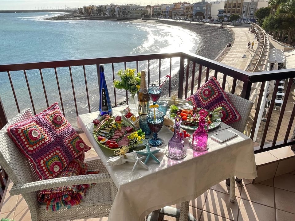 Bird's eye view, Summer, Balcony/Terrace, Beach, Sea view