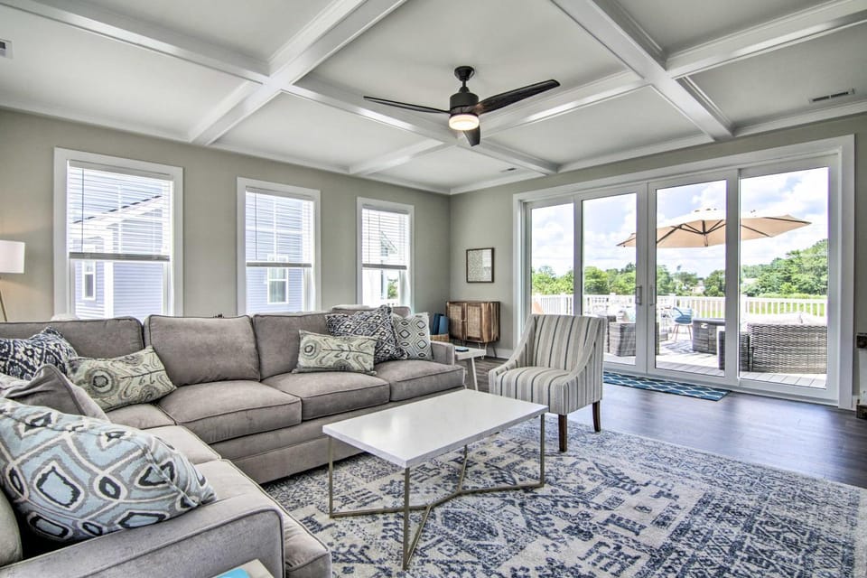 2 Mi to Bethany Beach: Upscale Coastal Home! House in Sussex County