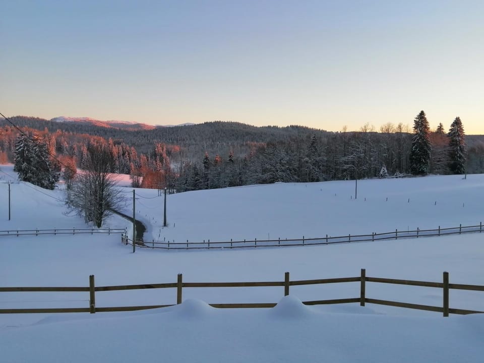 Winter, Mountain view