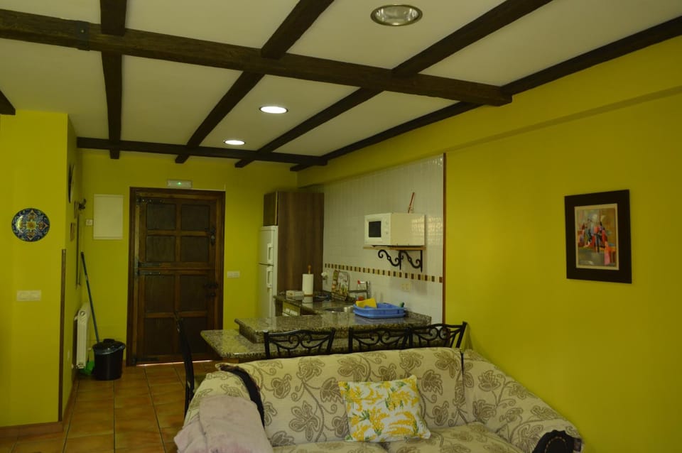 Kitchen or kitchenette, Living room, Dining area