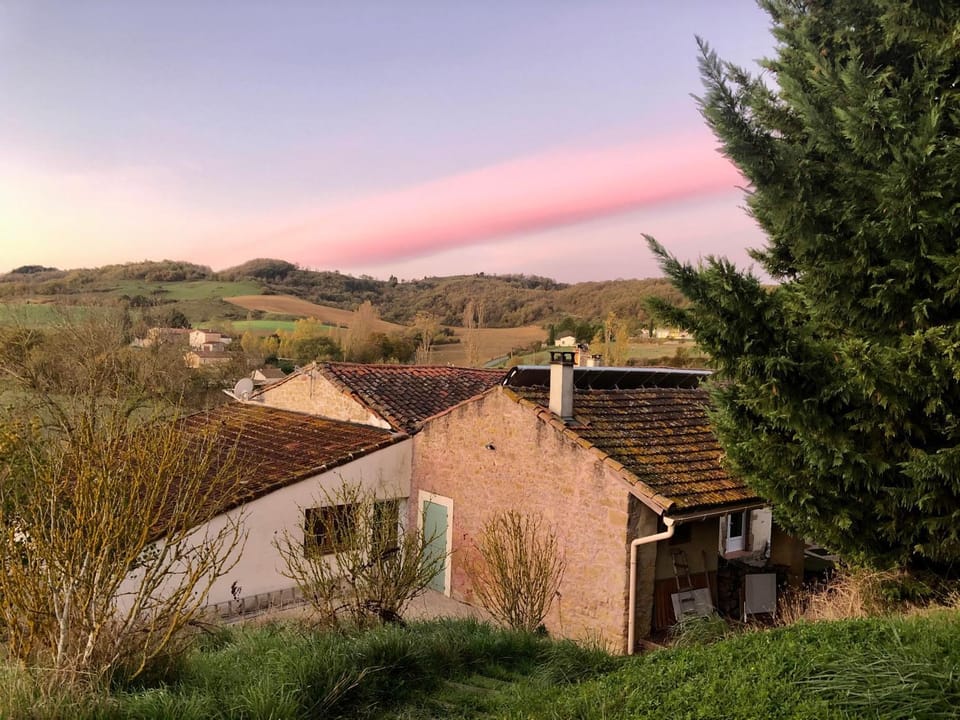 Property building, Sunset
