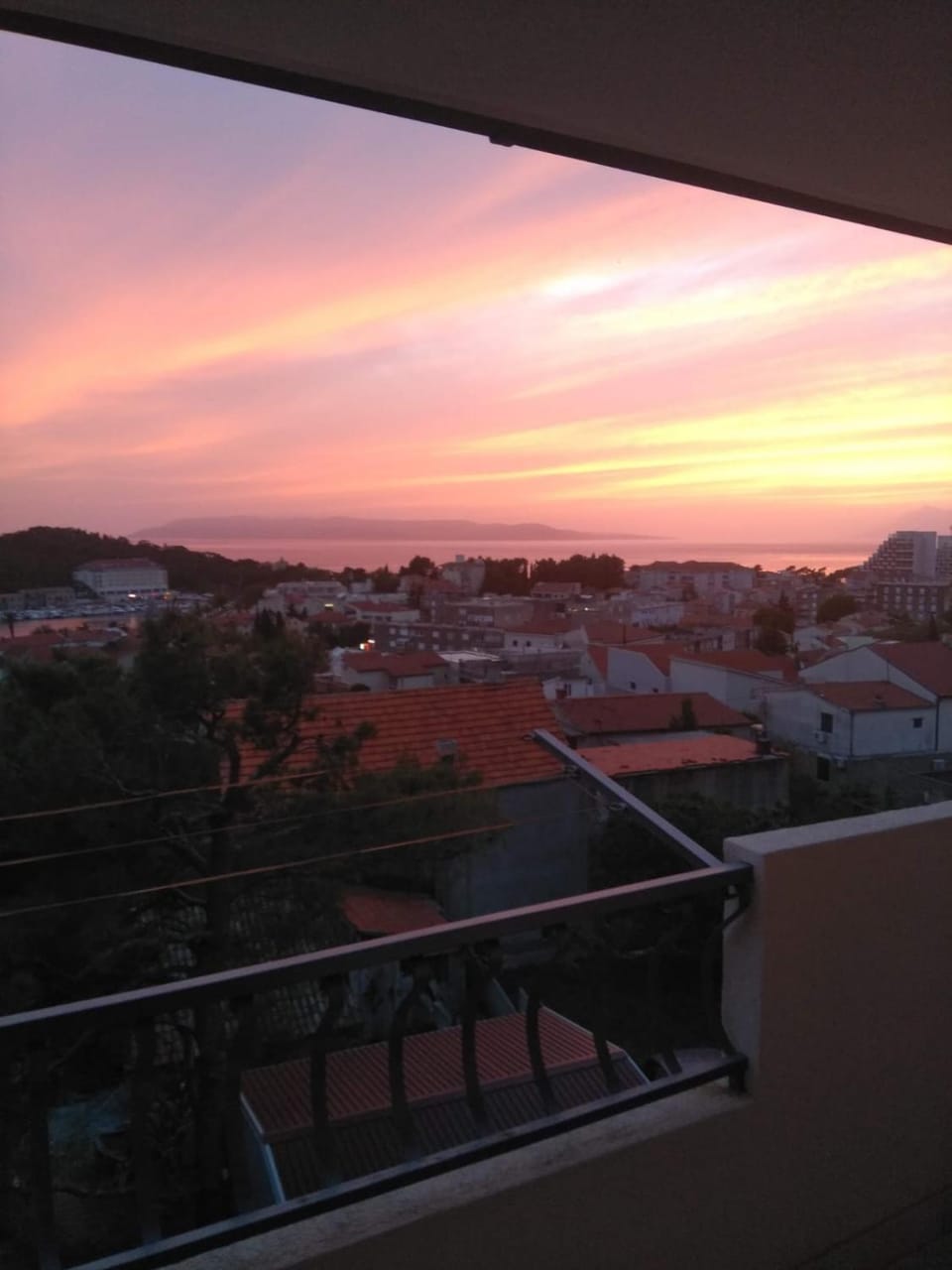 View (from property/room), Balcony/Terrace, Sunset
