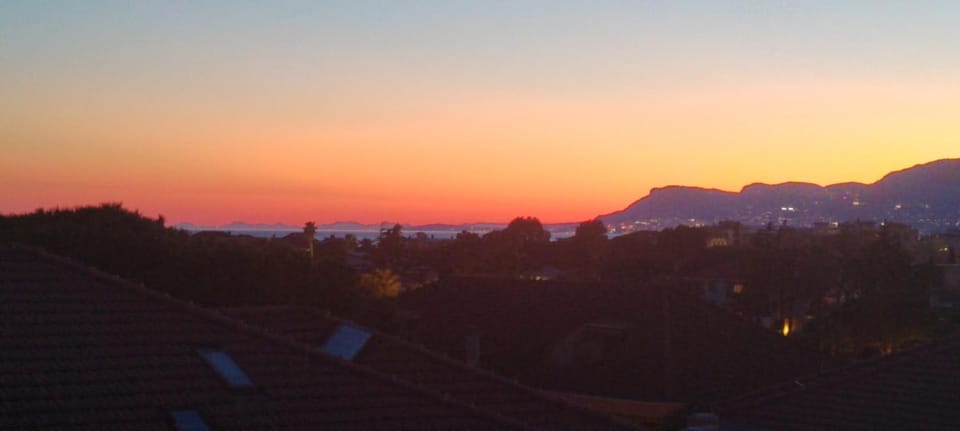 Mountain view, Sea view, Sunset