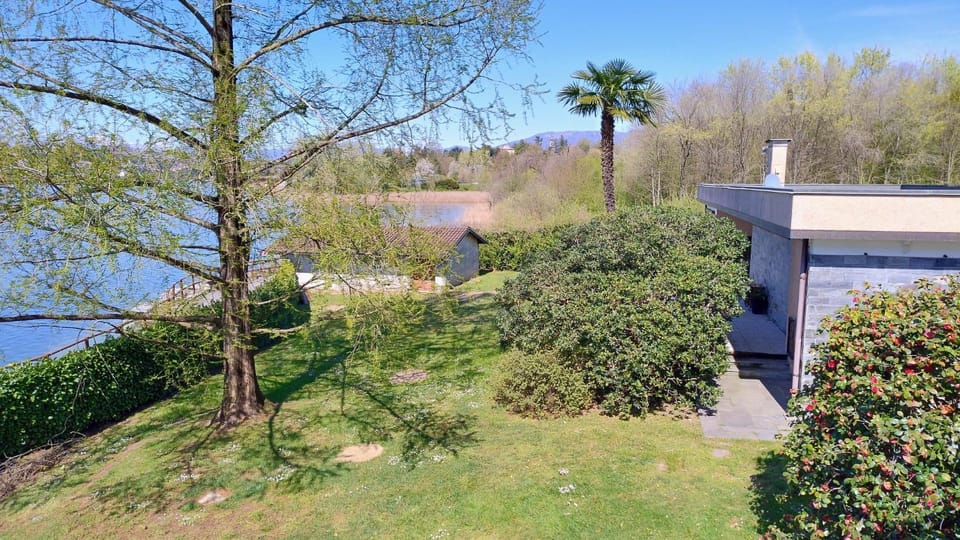 Property building, Patio, Garden, View (from property/room), Garden view, Lake view