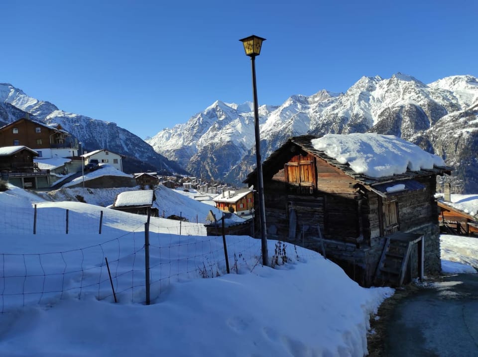 Winter, Mountain view