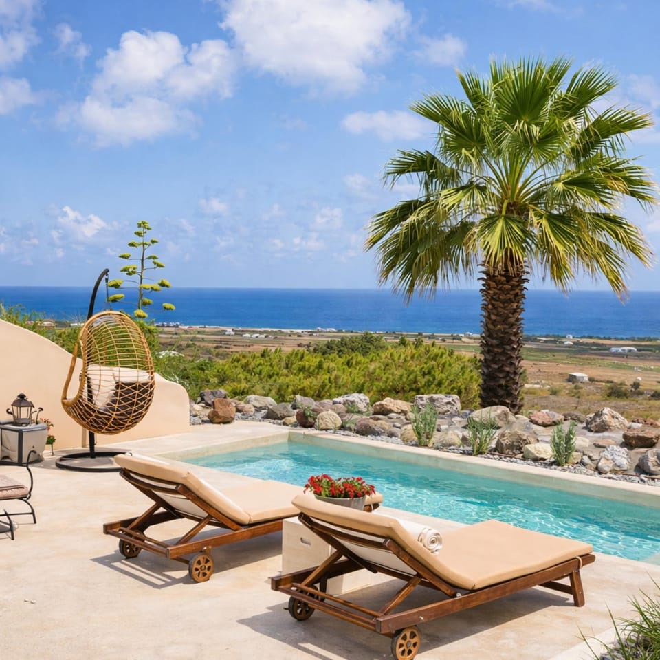 Patio, Day, Natural landscape, Sea view