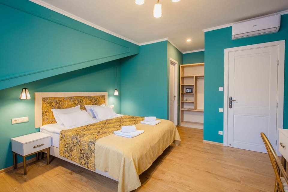 Bed, safe, air conditioner