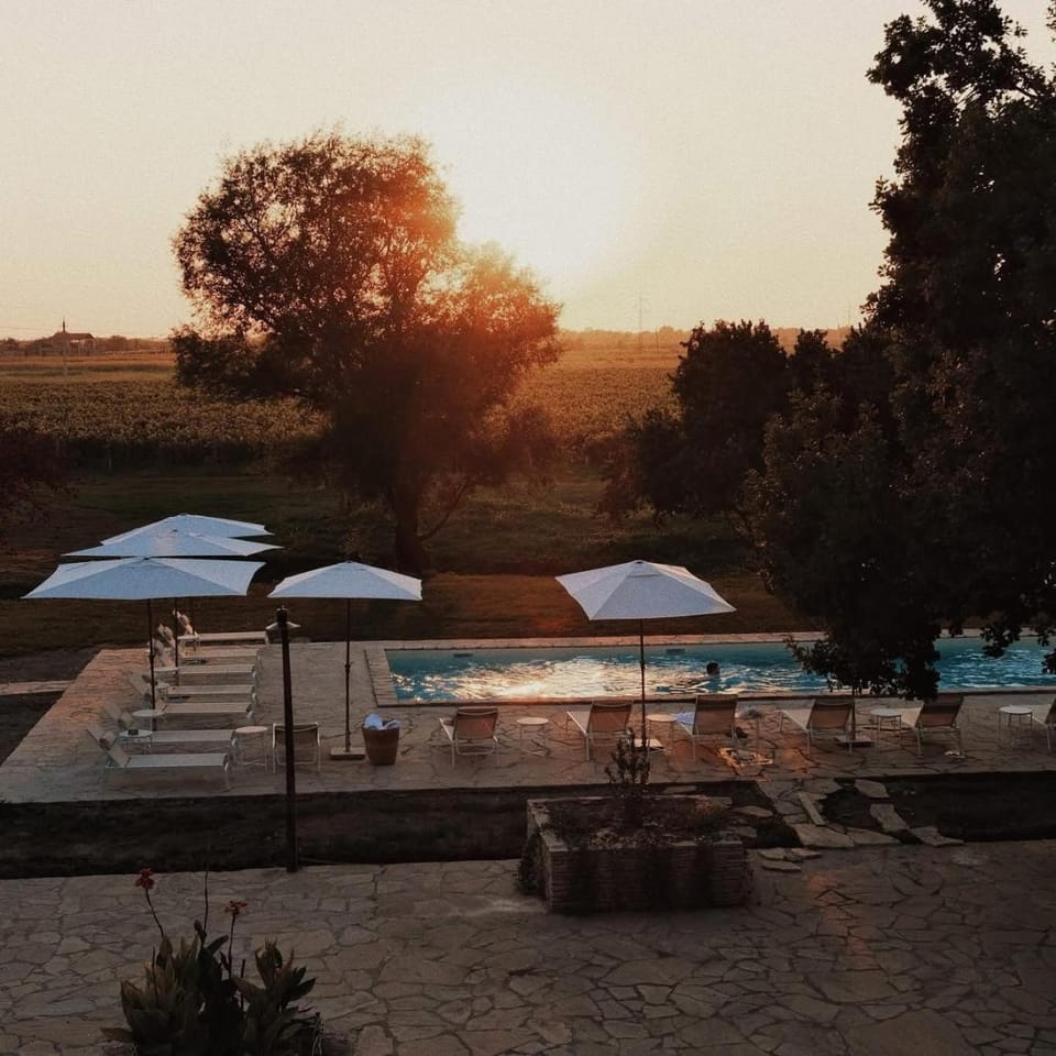 Balcony/Terrace, Swimming pool, Sunset
