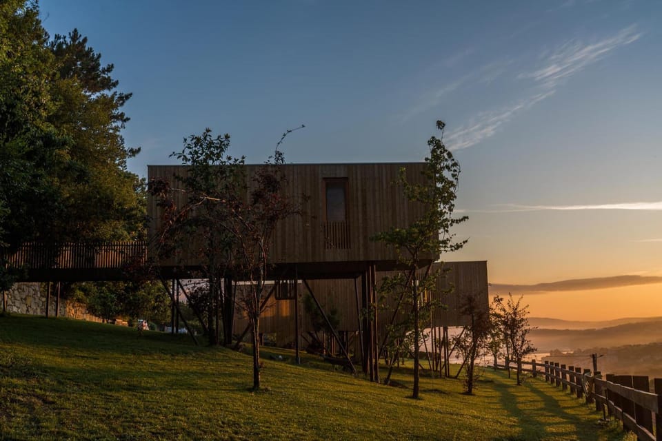 Property building, Garden, Sunrise