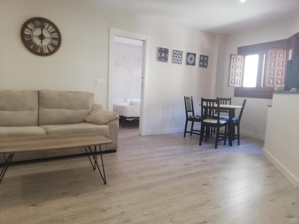 Living room, Seating area, Dining area