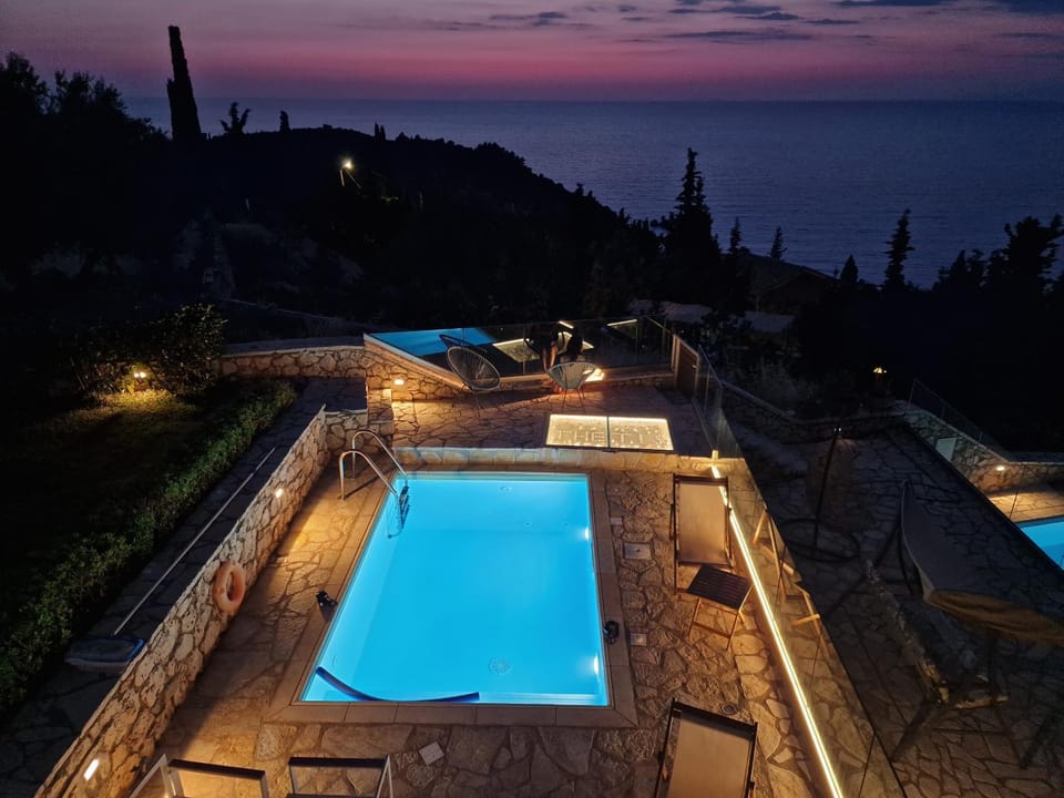 Villa Thetis with private pool where the sunsets fade away Villa in Lefkada, Lefkada Municipality, Greece