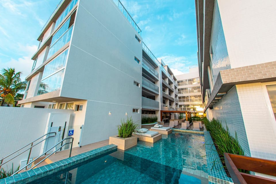 Apto Com Jacuzzi na Beira mar de João Pessoa no Branco Haus Apartment in Cabedelo