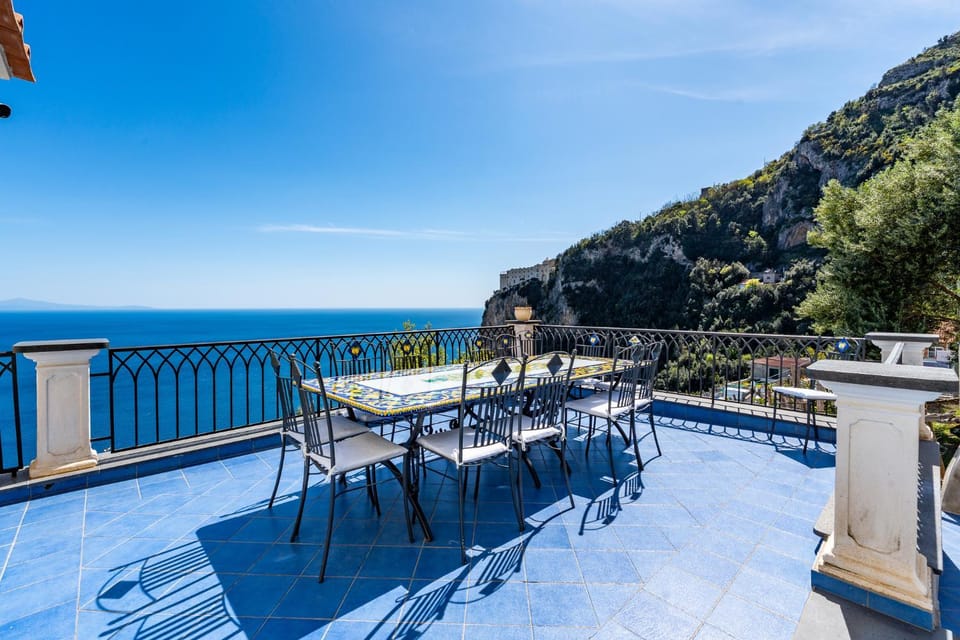 Patio, Day, Natural landscape, View (from property/room), Balcony/Terrace, Balcony/Terrace, Dining area, Mountain view, Sea view