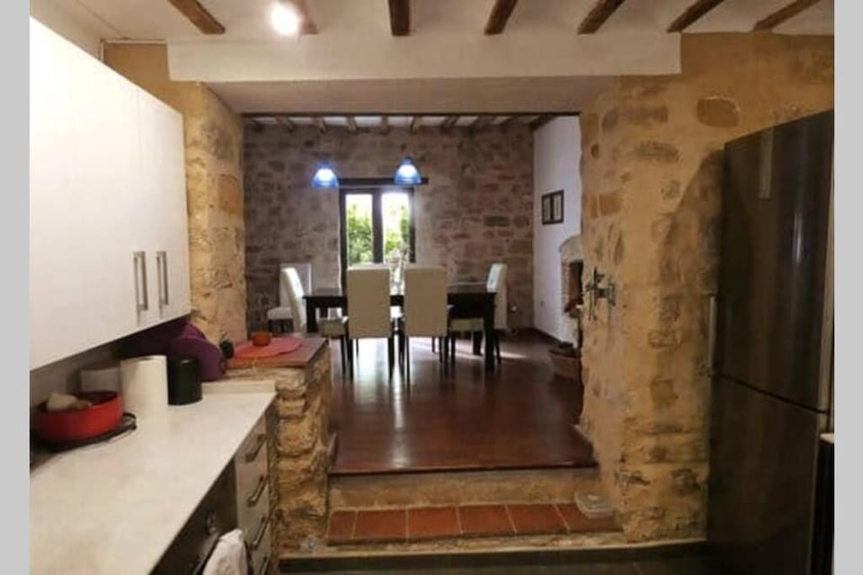 Dining area, stove, kitchen