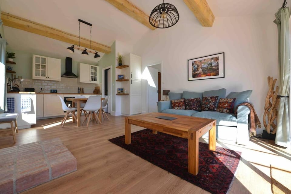 Kitchen or kitchenette, Living room, Dining area