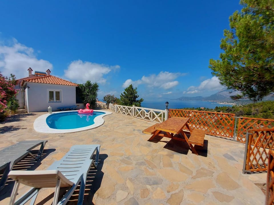 Swimming pool, furniture