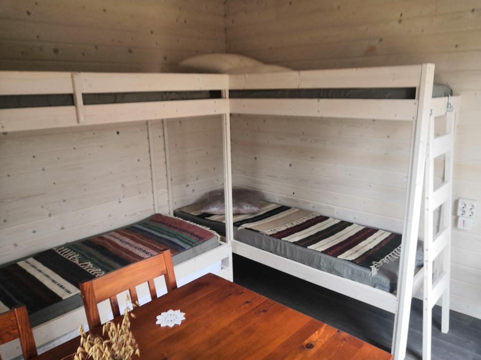 Photo of the whole room, bunk bed