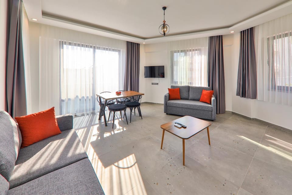 Living room, Seating area, Dining area