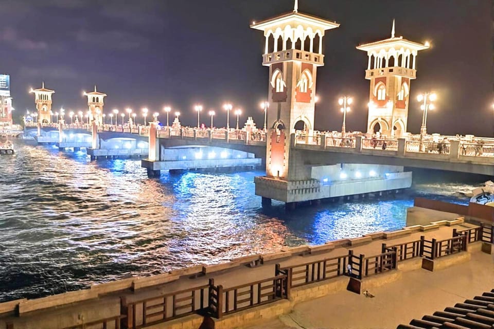 Nearby landmark, Night, City view