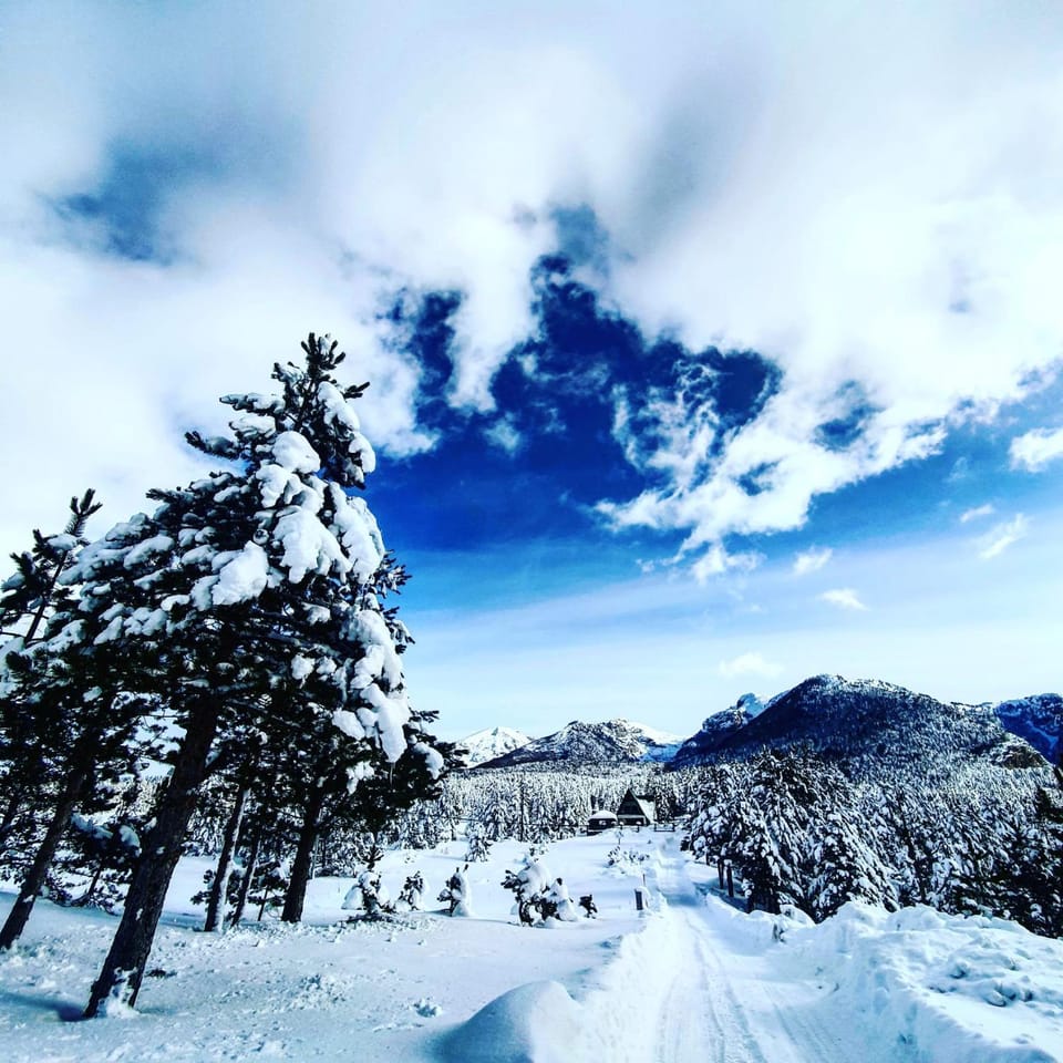 Natural landscape, Winter, Hiking