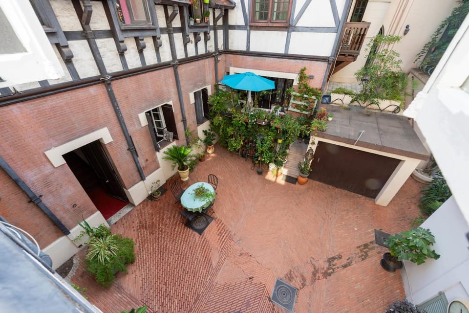 Property building, Patio