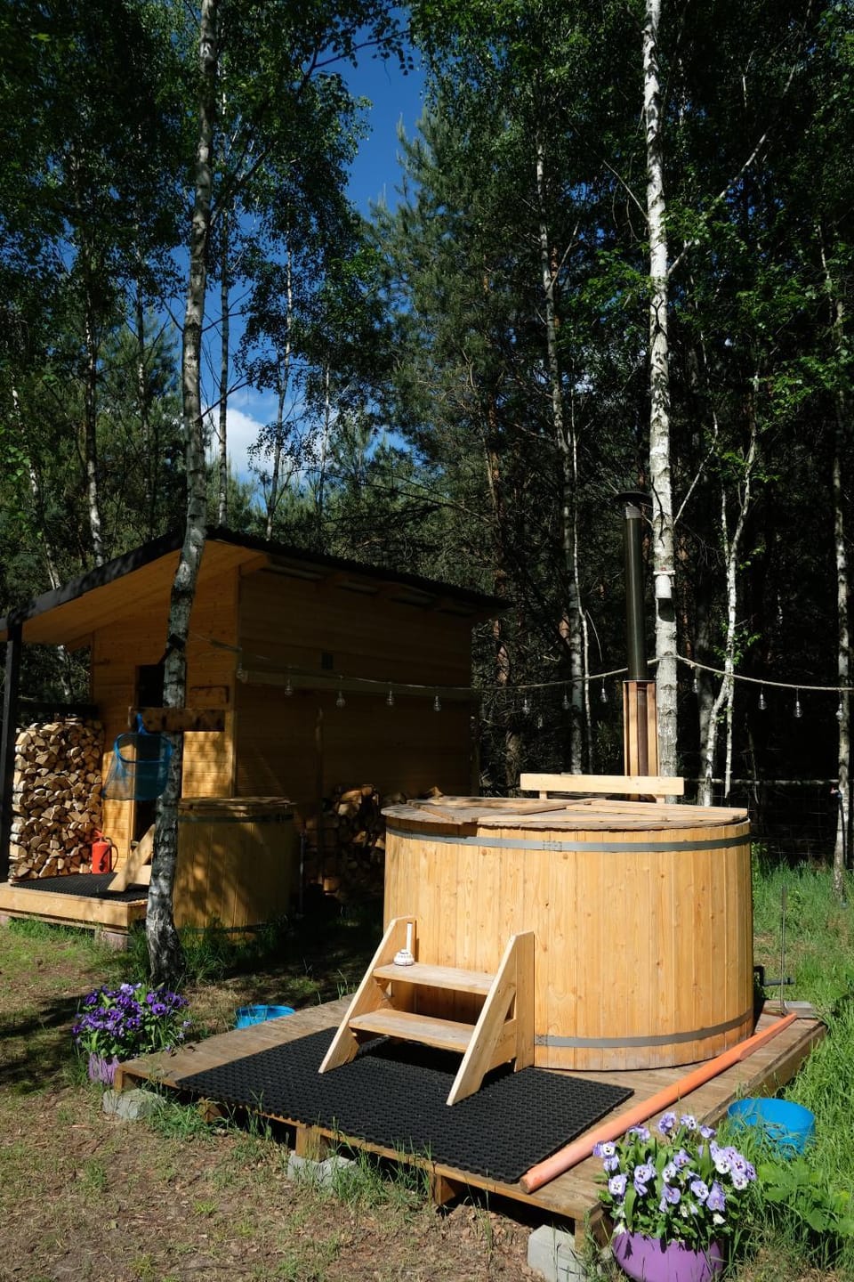 Garden, Sauna