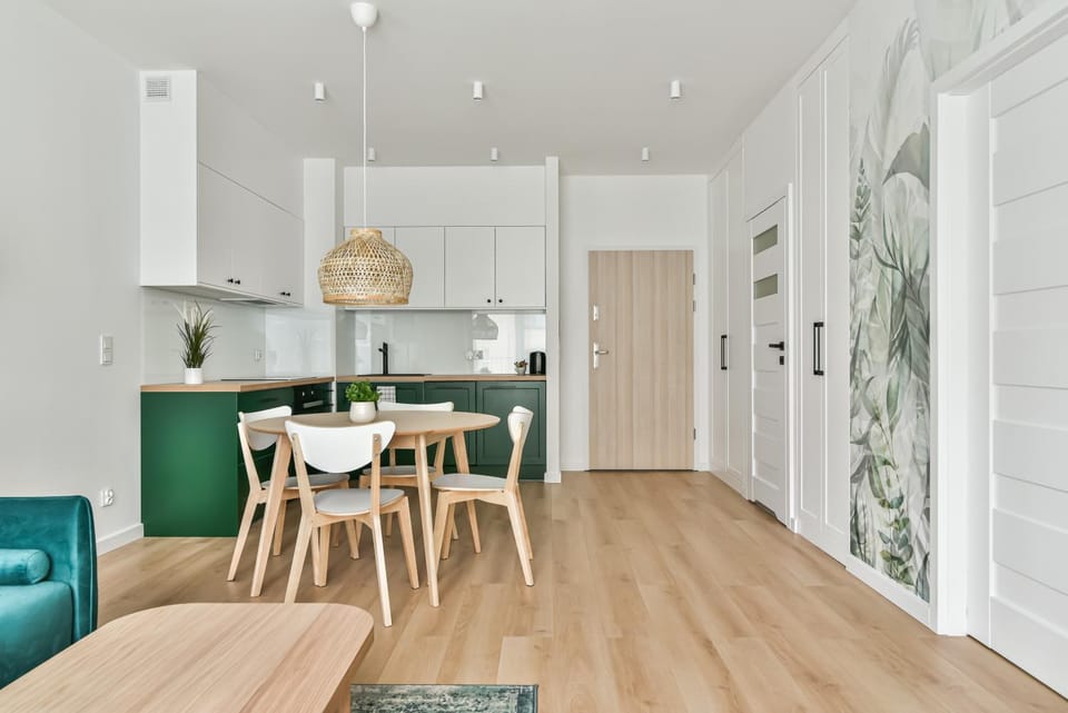 Kitchen or kitchenette, Living room